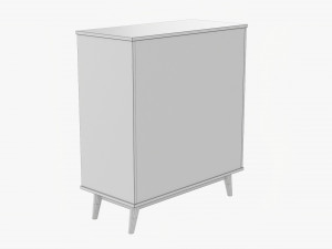 Mid-Century Modern Drawer Chest 3Dモデル