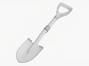 Mini Camping Shovel 3D Model