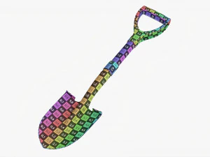 Mini Camping Shovel 3D Model