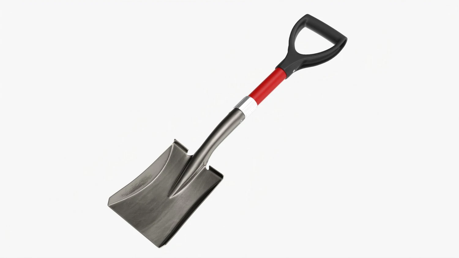 Mini Square Head Shovel 3D Model .c4d .max .obj .3ds .fbx .stl .blend 