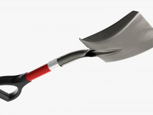 Mini Square Head Shovel 3D Model