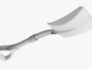 Mini Square Head Shovel 3D Model
