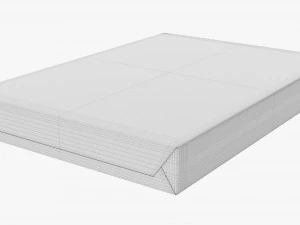 Office Paper A3 500 Sheets Ream 3D Model