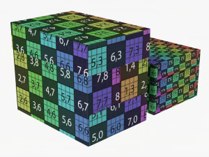 Office Paper A4 5 Reams Box 3D Model