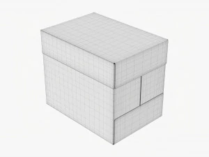 Office Paper A4 5 Reams Box 02 3D Model