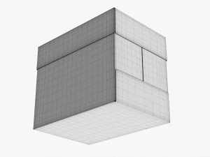 Office Paper A4 5 Reams Box 02 3D Model