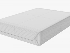 Office Paper A4 500 Sheets Ream 3D मॉडल