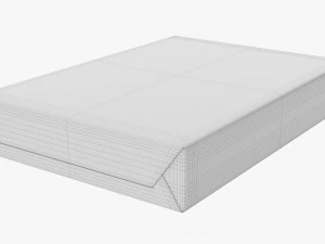Office Paper A4 500 Sheets Ream 3D Model