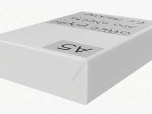 Office Paper A5 500 Sheets Ream 3D Модель