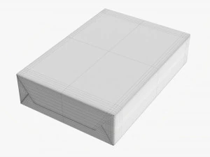 Office Paper A5 500 Sheets Ream 3D Model