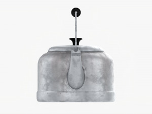 Old Metal Kettle 3D Model