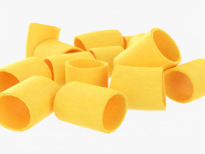 Paccheri Pasta Modello 3D