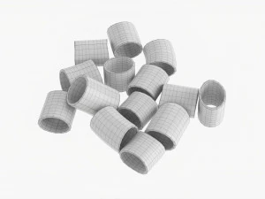 Massa Paccheri Modelo 3D