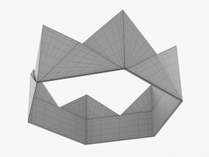 Paper Crown Origami 3D Модель