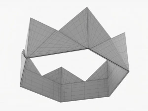 Paper Crown Origami 3D Model