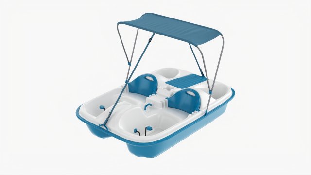 Pedal Boat Model 3D .c4d .max .obj .3ds .fbx .stl .blend 