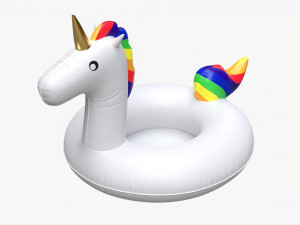Pool Float Unicorn 3D Model