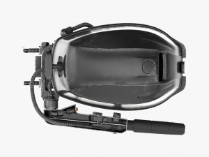 Portable Outboard Boat Motor With Folded Tiller Used Modelo 3D