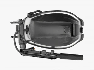 Portable Outboard Boat Motor With Folded Tiller Used 3D Model