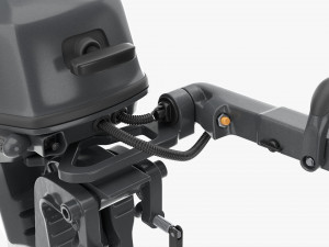 Portable Outboard Boat Motor With Tiller Modèle 3D