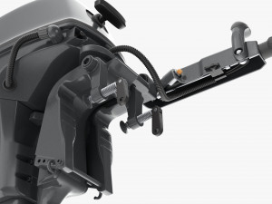 Portable Outboard Boat Motor With Tiller Modèle 3D