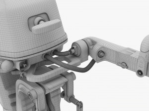 Portable Outboard Boat Motor With Tiller Modèle 3D