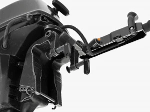 Motor de barco externo port&aacute;til com leme usado Modelo 3D