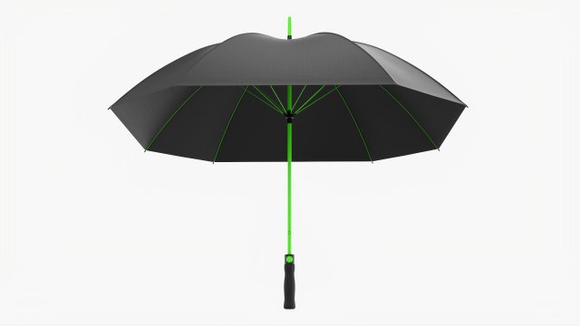 Rectangular Automatic Umbrella Model 3D .c4d .max .obj .3ds .fbx .stl .blend 