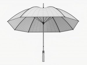 Rectangular Automatic Umbrella Model 3D