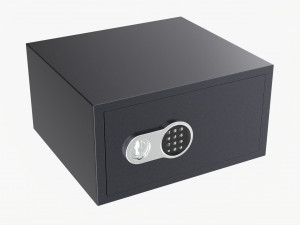 Safe Box With Digital Code Lock 3D मॉडल