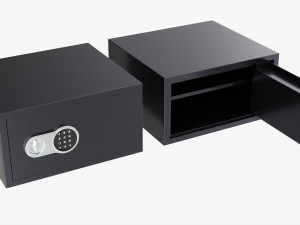 Safe Box With Digital Code Lock 3D 模型