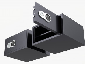 Safe Box With Digital Code Lock 3D 模型