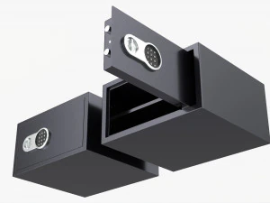 Safe Box With Digital Code Lock 3D Model