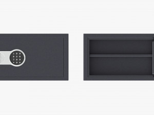 Safe Box With Digital Code Lock 3D 模型