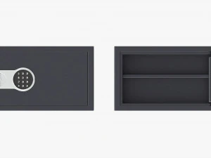 Safe Box With Digital Code Lock 3D Model