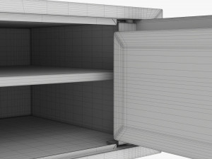 Safe Box With Digital Code Lock 3D 模型