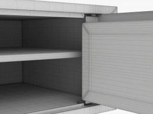 Safe Box With Digital Code Lock 3D Model