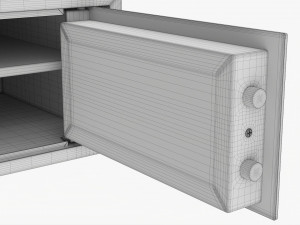 Safe Box With Digital Code Lock 3D 模型