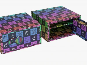 Safe Box With Digital Code Lock 3D Model