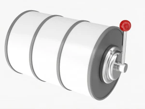 Slot Machine Reel 3D Model
