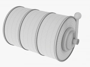 Slot Machine Reel 3D Model