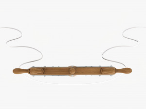 Steering Wheel With Banner 3D 模型