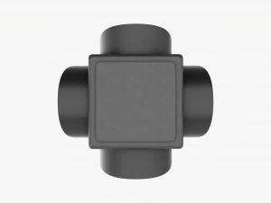 Ampel auf S&auml;ule 3D Modell