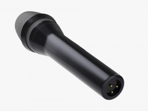 Vocal Microphone 01 Model 3D