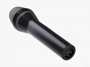 Vocal Microphone 01 3D Model