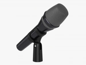 Mikrofon Vokal 02 Model 3D
