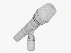 Vocal Microphone 02 Modèle 3D
