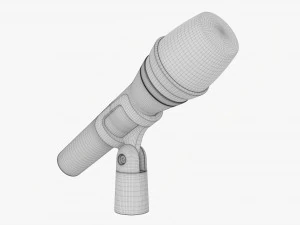 Vocal Microphone 02 3D Model