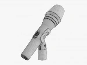 Vocal Microphone 02 3D Model