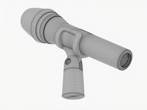 Vocal Microphone 02 3D Model
